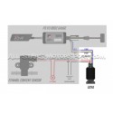 Adaptateur lecteur de sonde Ethanol pour manomètre digital P3 Gauges