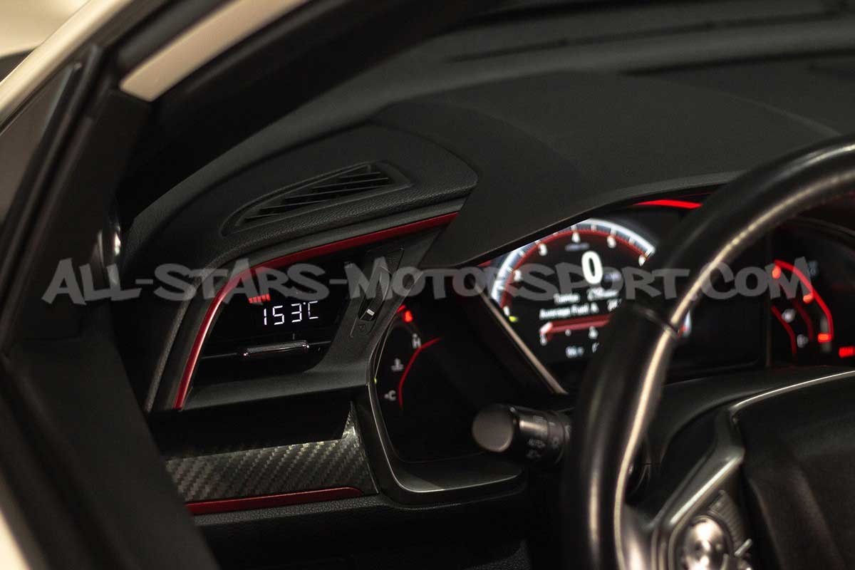 Manomètre multi digital P3 Gauges pour Honda Civic Type R FK8