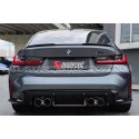 Echappement Akrapovic Slip-On Titane pour BMW M3 G80 / M4 G8x
