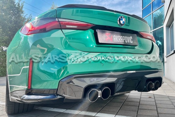 Echappement Akrapovic Slip-On Titane pour BMW M3 G80 / M4 G8x