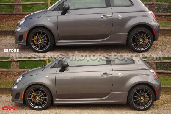 Ressorts courts Eibach Pro-Kit -20mm pour Abarth 595 / 695