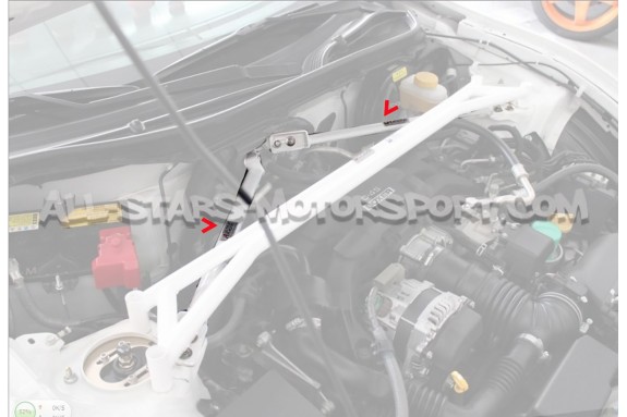 Barras de refuerzo delantera 4 puntos Ultra Racing para Subaru BRZ ...