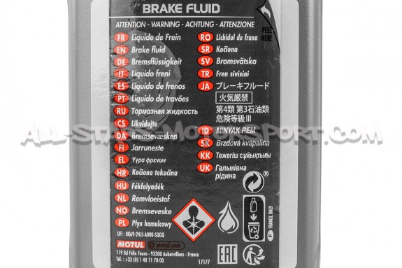 Liquide de frein haute performance Motul RBF 600 / RBF 660 ou RBF 700