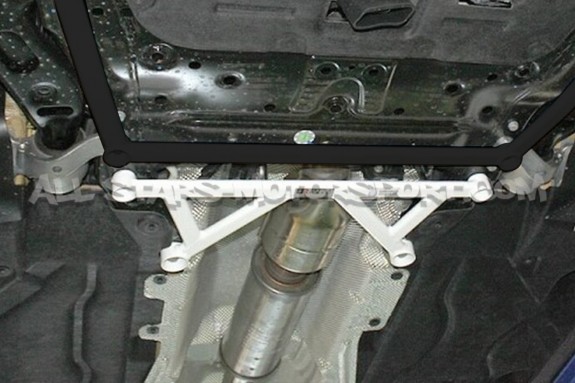 Barre de renfort inférieure centrale 4 points Ultra Racing pour Min...