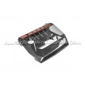 Tapa de motor de fibra de carbono y kevlar rojo Eventuri para Toyot...