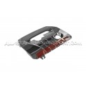 Couvre moteur carbone et kevlar rouge Eventuri pour Toyota Yaris GR