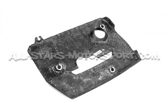 Toyota Yaris GR Eventuri Carbon Fiber / Red Kevlar Engine Cover