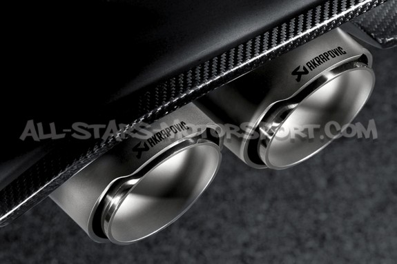 Echappement Akrapovic Slip-On Titane pour BMW M3 F80 / M4 F8x