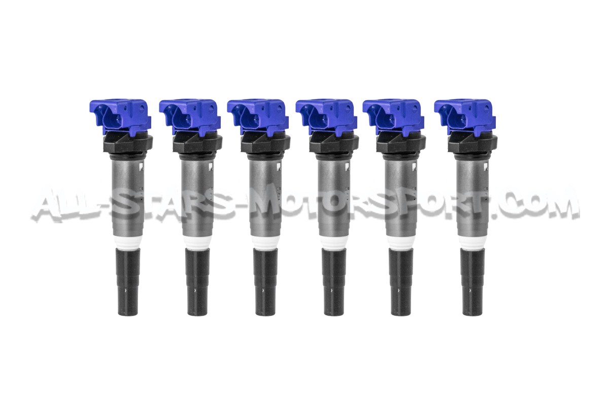 Bobinas de encendido Dinan azul para BMW 135i / 235i / 335i / M2 / M3 / M4 / M5 - N54, N55, S55, S54