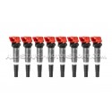 Bobinas de encendido Dinan rojo para BMW M5 / M6 F1x y M5 / M8 F9x S63