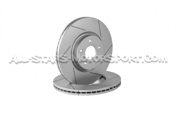 Discos de freno delanteros ranurados Dixcel SD para Ford Focus 2 ST