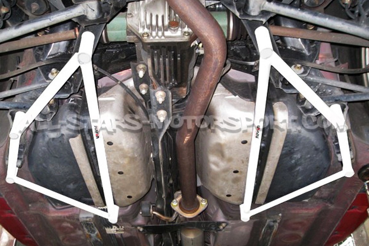 Barres de renfort inférieure arrière 8 points Ultra Racing pour Maz...
