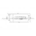 Bomba de combustible externa Deatschwerks DW350iL 350lph universal