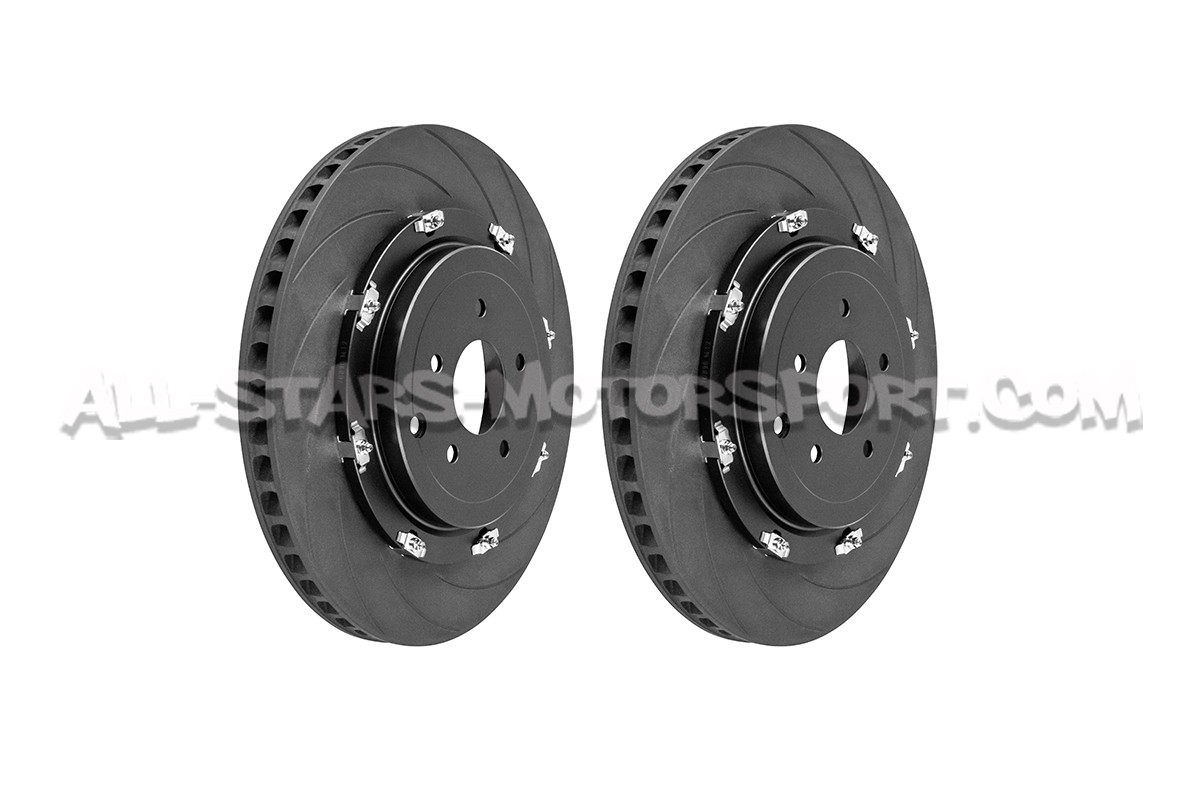 Discos de freno traseros ranurados Dixcel FS 380mm para Nissan R35 GTR