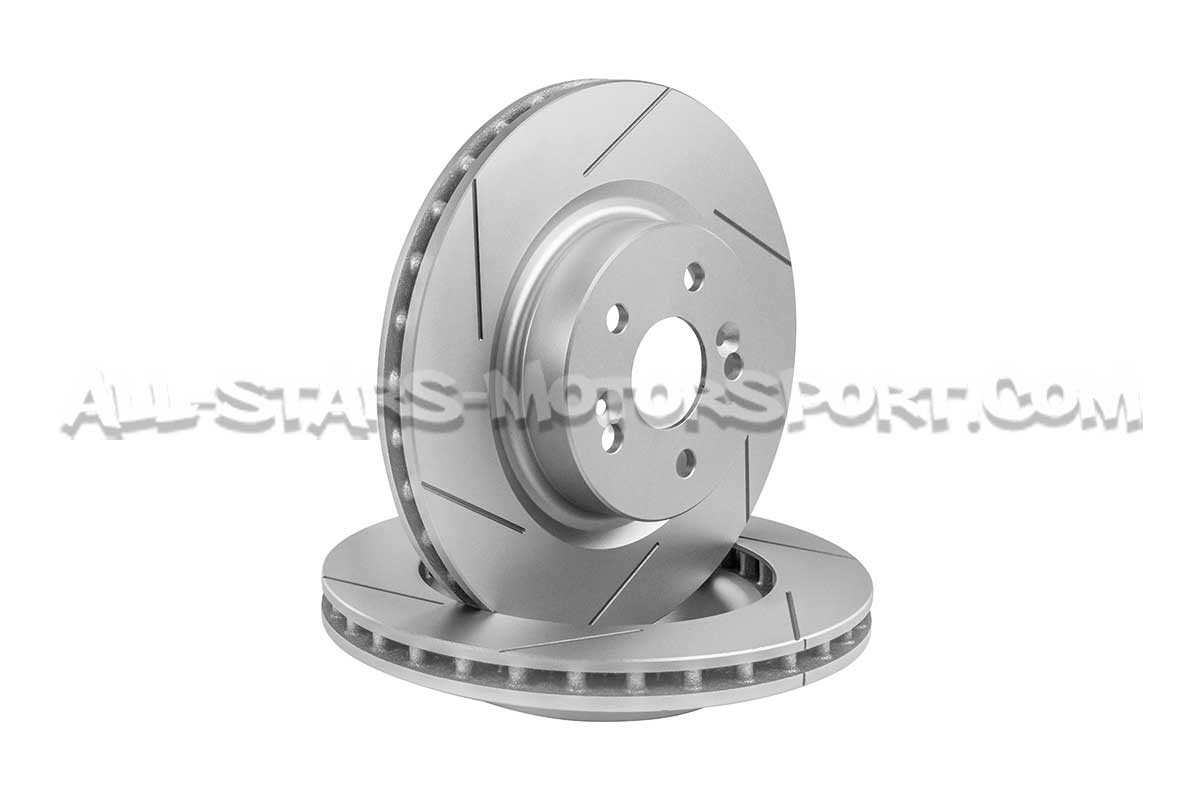 Discos de freno delanteros ranurados Dixcel SD para Renault Megane ...