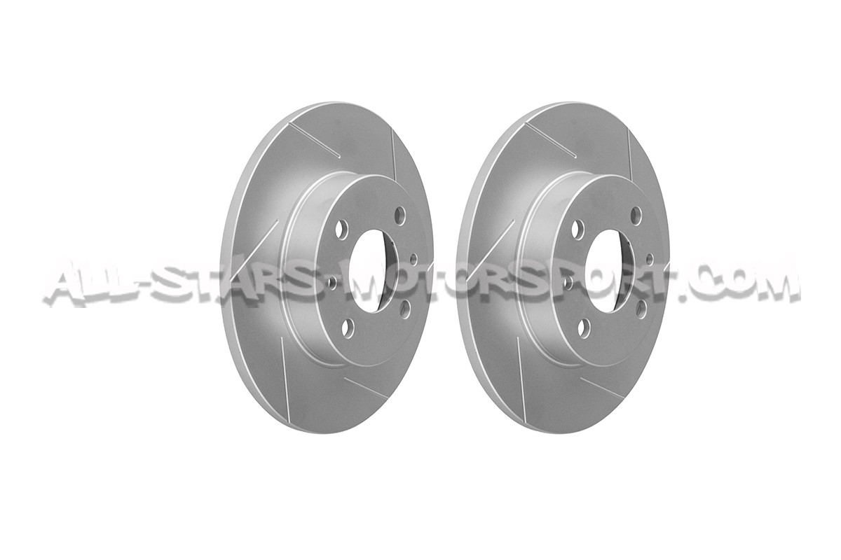 595 / 695 Abarth Dixcel SD Slotted Rear Brake Discs