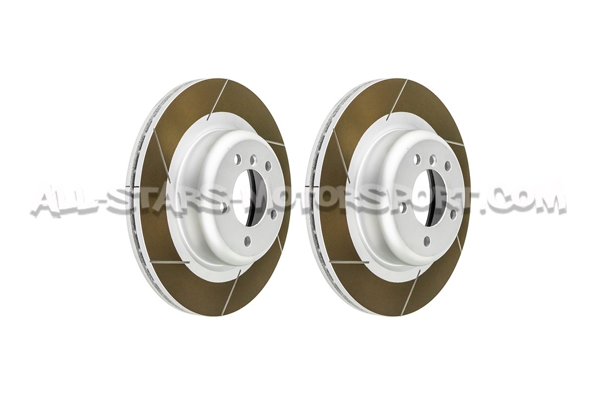 Discos de freno delanteros ranurados Dixcel HS para BMW 135i E82